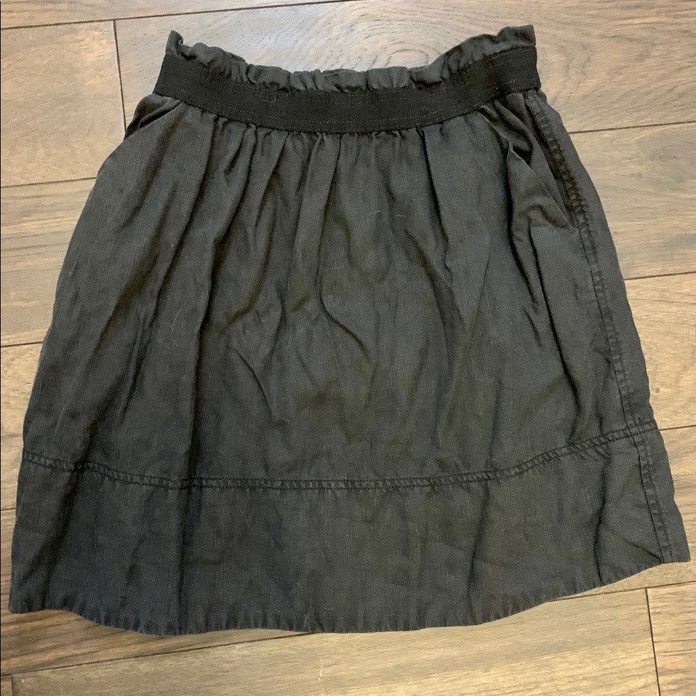 Wilfred Black Linen Skirt with Pockets